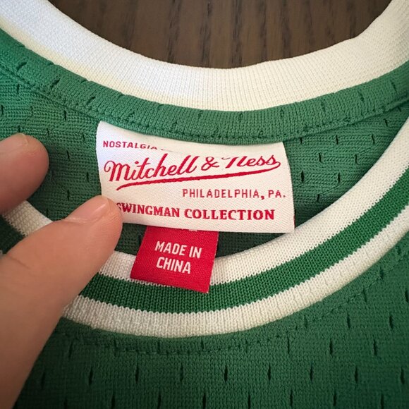 Mitchell & Ness Larry Bird Home Boston Celtics Jersey Men's Medium - Picture 4 of 8